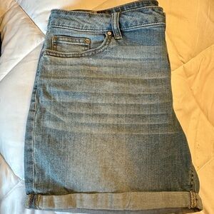 Lauren Conrad Cuffed Jean Shorts 14